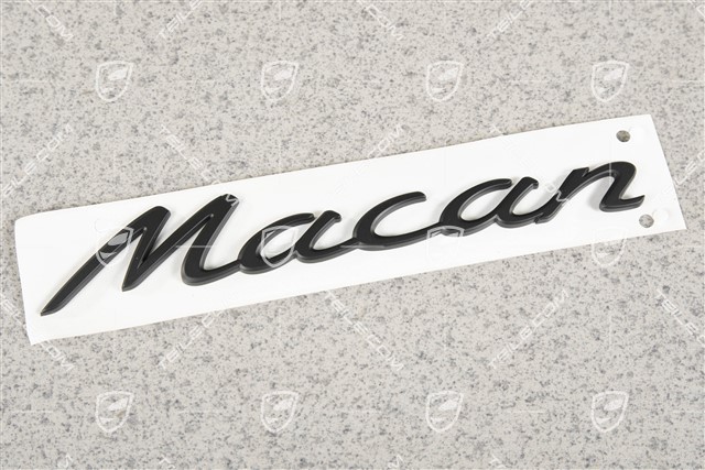 Schriftzug / Abzeichen / Emblem "Macan", GTS, Schwarz-matt