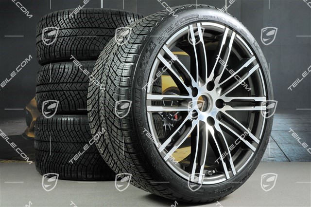 20-inch winter wheels set "Turbo", rims 8,5J x 20 ET51 + 11J x 20 ET56 + Michelin Pilot Alpin PA4 winter tires 245/35 R20 + 295/30 R20, with TPM