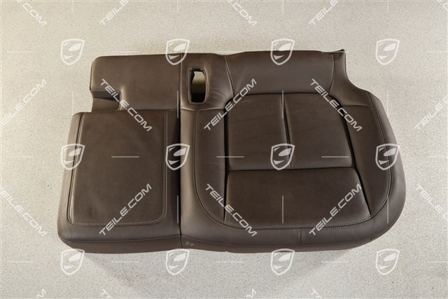 Back seat, standard seat, leather nature, for A/C seats, espresso, L