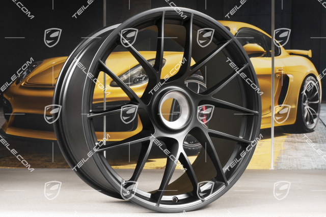 20" Felge Turbo Sport III, Zentralverschluss, 9J x 20 ET51, seidenglanz schwarz matt