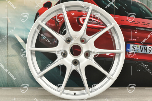 19" Boxster Spyder Felge, silbern, 8,5J x 19 ET55