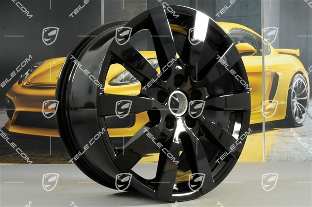 20" Felgensatz Cayenne SportDesign II, 9J x 20 ET57, schwarz hochglanz