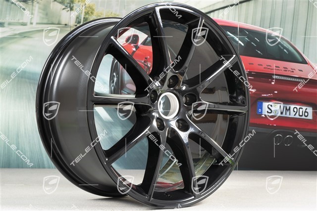 20" felga Cayenne Design, 10,5J x 20 ET64, czarny wysoki połysk