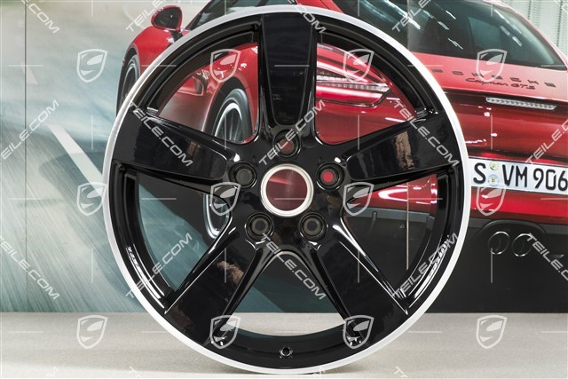 19" Felga Cayman S, 9,5J x 19 ET45, gwiazda felgi czarna