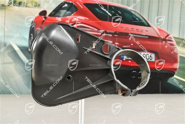 Stone guard / Rear suspension subframe leveling sensor cover, L
