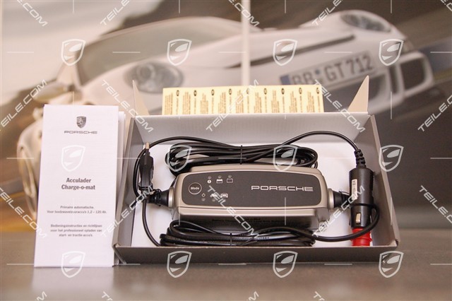 Charge-o-mat II - Ladegerät für die Batterie Ihres Porsche