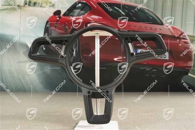 Decorative trim of the sport steering wheel, Sport Chrono, Black