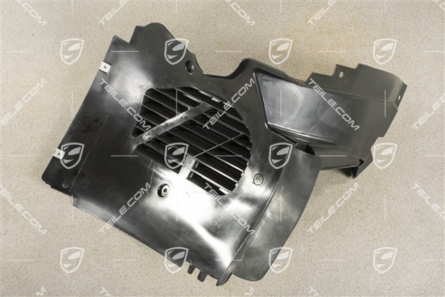 Wheel housing well liner front, front part, Tiptronic, L