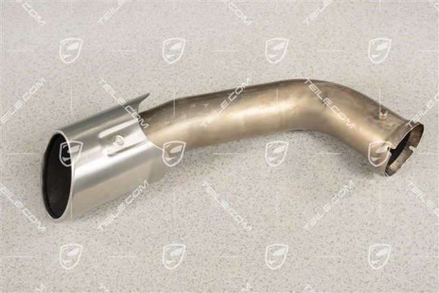 Exhaust system tail pipe, standard tailpipe, 4-pipe look, outer, R