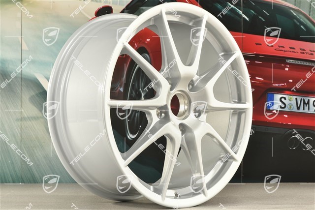 19" Boxster Spyder Felge, silbern, 8,5J x 19 ET55