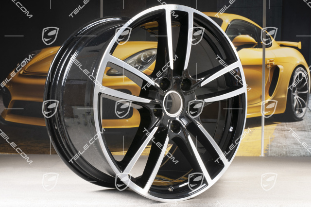 20" Felge Cayenne Sport, 10,5J x 20 ET64, schwarz hochglanz