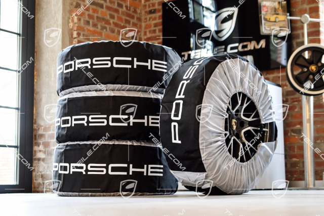 Porsche Classic Wheel / tire-bags set, size XL, 911 991/992 / 718 Boxster/Cayman 981/982 / Carrera GT / 918 Spyder / Cayenne E1 / Panamera / Taycan