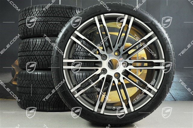 20-inch winter wheels set "Turbo", rims 8,5J x 20 ET51 + 11J x 20 ET56 + Michelin Pilot Alpin PA4 winter tires 245/35 R20 + 295/30 R20, with TPM