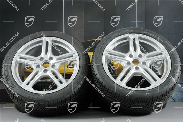 20" Winterräder Satz "Panamera Turbo", Felgen 9,5 J x 20 ET71 + 10,5 J x 20 ET71 + Michelin Pilot Alpin 4 Winterreifen 275/40 R20 + 315/35 R20