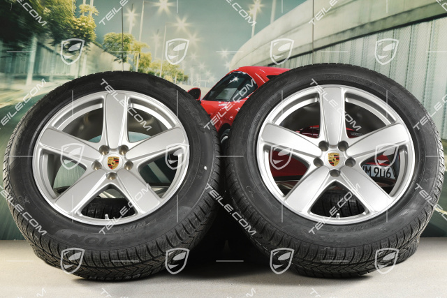 19" "Sport Classic" Winterräder Satz, Felgen 8,5J x 19 ET21 + 9J x 19 ET21 + Pirelli Winterreifen 235/55 R19 + 255/50 R19, mit RDK-Sensoren