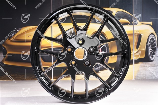 20" Felge RS Spyder Design, 11J x 20 ET68, in Schwarz (hochglanz)