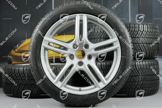 20" Winterräder Satz "Panamera Turbo", Felgen 9,5 J x 20 ET71 + 10,5 J x 20 ET71 + Michelin Pilot Alpin 4 Winterreifen 275/40 R20 + 315/35 R20