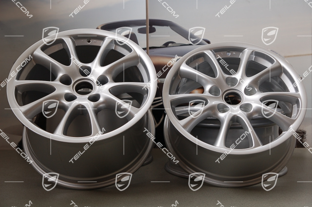 18" komplet felg GT3, 8J x 18 ET50 + 11J x 18 ET63