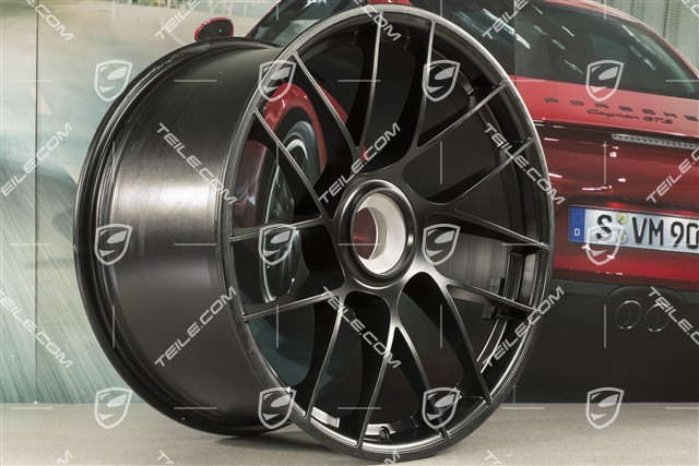 20" Felge Turbo Sport III, Zentralverschluss, 11,5J x 20 ET56, schwarz seidenmatt