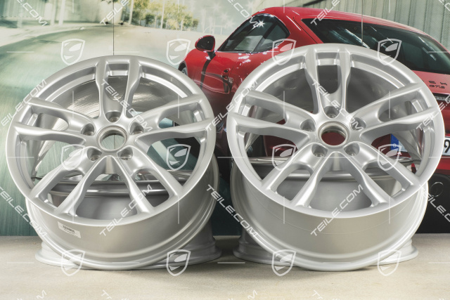 19" Boxster S III Felgensatz, 8J x 19 x ET 57 + 9,5J x 19 x ET 45