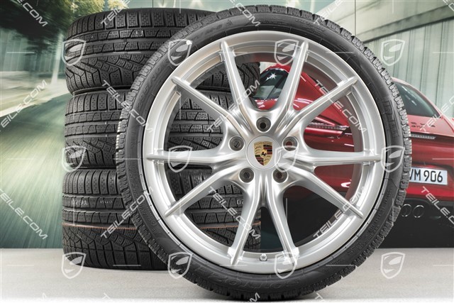 20-inch winter wheels set Carrera S (IV), rims 8,5J x 20 ET49 + 11J x 20 ET56 + Pirelli Sottozero II winter tyres 245/35 R20 + 295/30 R20