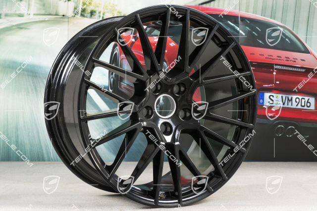 21" Felge Cayenne RS Spyder, 11J x 21 ET58, schwarz hochglanz