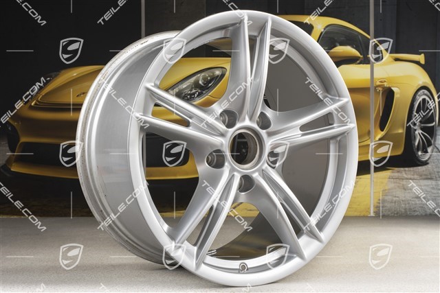 18" Komplet felg Boxster S II, 8J x 18 ET57 + 9J x 18 ET43