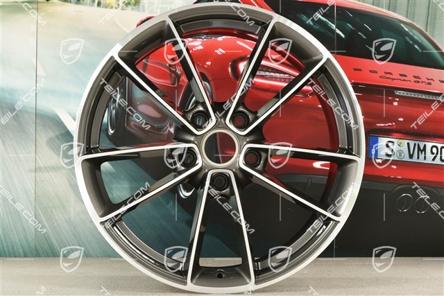 20-inch wheel rim Carrera Classic, 8,5J x 20 ET50, Titan