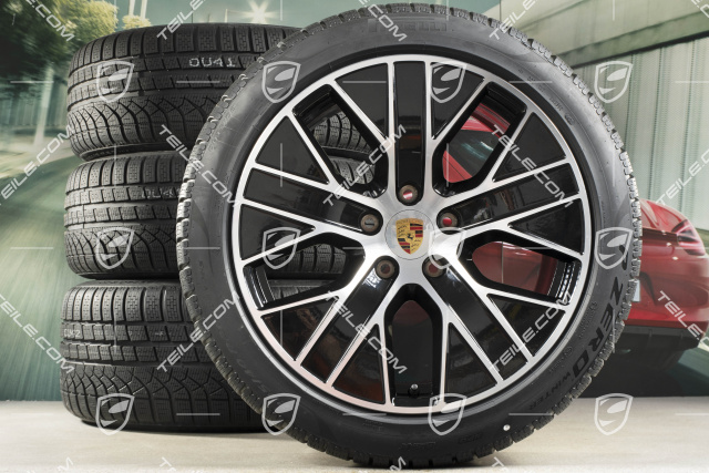 20" Turbo Aero Winterräder Satz, Felgen 9J x 20 ET54 + 11J x 20 ET60, Pirelli Winterreifen 245/45 R20 + 285/40 R20