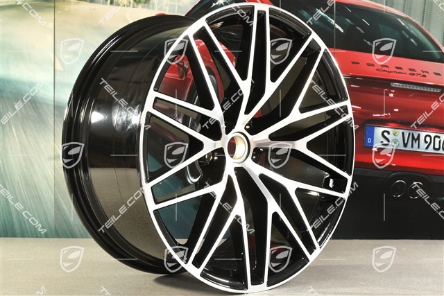 21" Felga RS-Spyder Design II, 10J x 21 ET19, czarny wysoki połysk