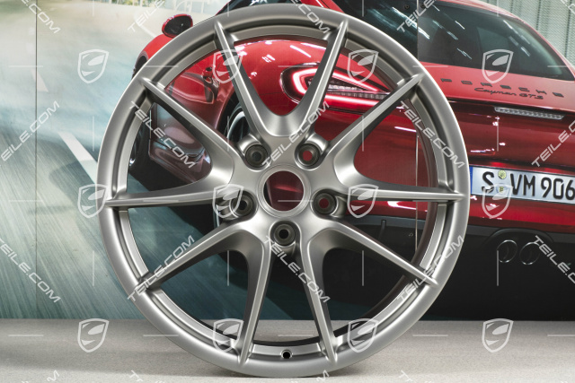 20" Felge Carrera S III, 8,5J x 20 ET51, Platinum-Seidenmatt