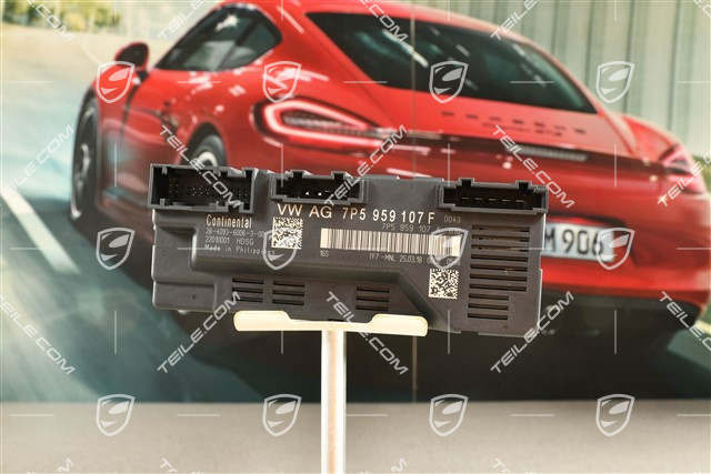 Control unit, Rear lid