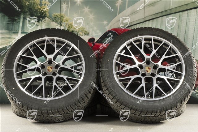 20-inch "RS Spyder Design" winter wheels set, rims 9J x 20 ET26 + 10J x 20 ET19, Dunlop Winter Sport 4D winter tyres 265/45 R20 + 295/40 R20, with TPMS