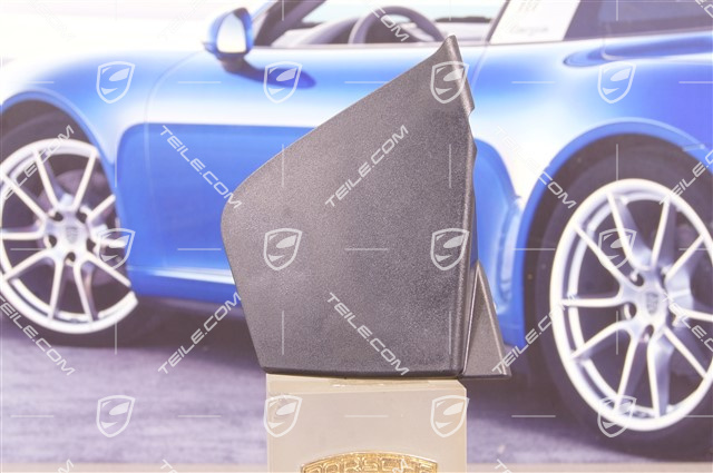 Rear spoiler lower part cover, black, R Rear spoiler lower part cover, black, R