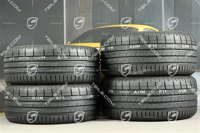20-inch Carrera Sport summer wheels set, rims 8,5J x 20 ET57 + 10,5J x 20 ET47 + summer tires 235/35 ZR20 + 265/35 ZR20, with TPMS