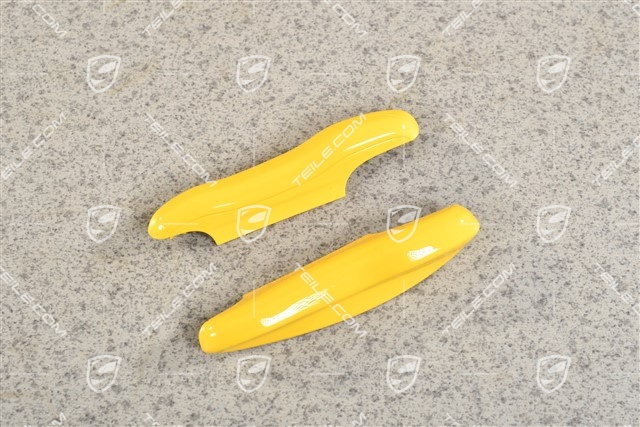 Vehicle key side faces / Key cap, Painted / lacquered, set Racing Yellow