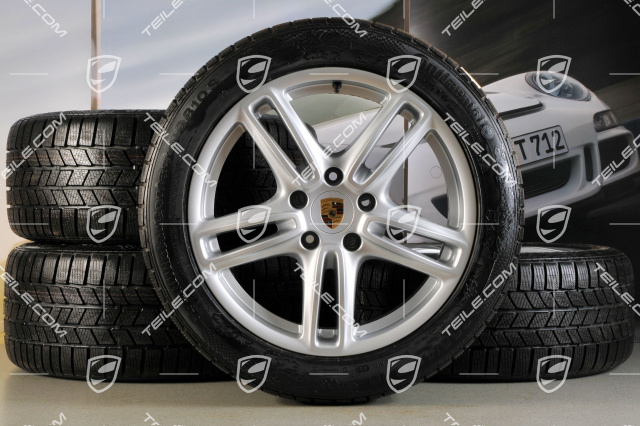 19-inch TURBO winter wheel set, wheels 9J x 19 ET 60 + 10J x 19 ET61 + winter tyres 255/45 R19 + 285/40 R19