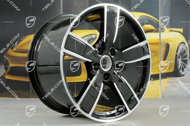 20" Felge Carrera Sport, 11,5J x 20 ET76, schwarz hochglanz