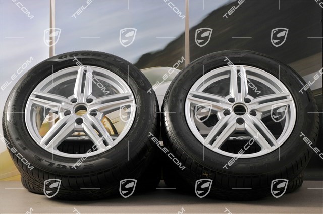 19-inch Cayenne Design II summer wheel set, 4 wheels 8,5 J x 19 ET 59 + 4 tyres 265/50 R 19 110Y XL, without TPMS