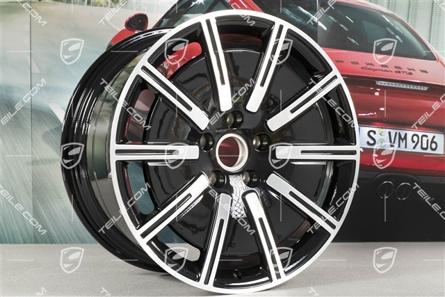 20-inch wheel rim Sport Aero, 11J x 20 ET60, black high gloss + glossy Surface