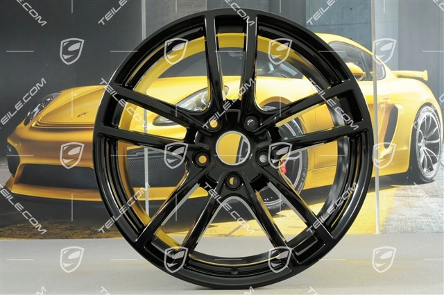 20-inch wheel rim, Cayenne Sport, 10,5J x 20 ET64, black high-gloss