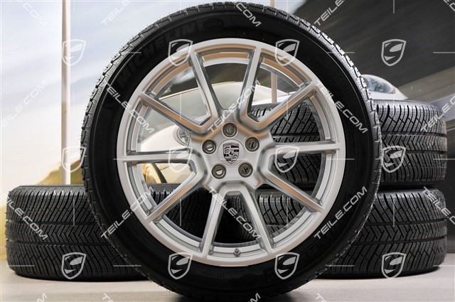 20-inch "Macan SportDesign" winter wheels set, rims 9J x 20 ET26 + 10J x 20 ET19, Michelin Latitude Alpin 2 winter tyres 265/45 R 20 + 295/40 R 20, with TPMS