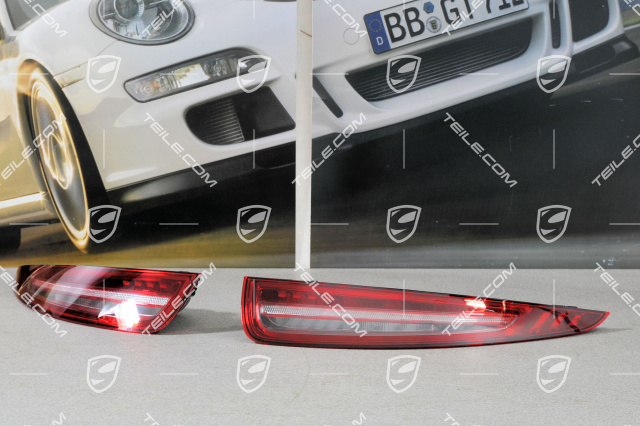 Rear light black-red, set (L+R)