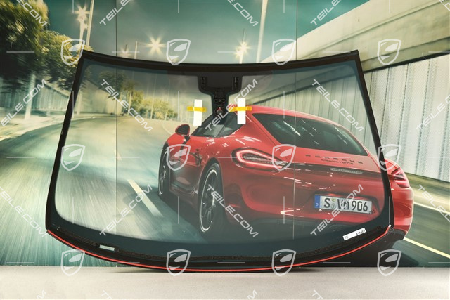 Windscreen, athermal glass, 'Privacy' / 'Transparent'
