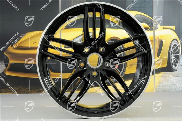 20-inch wheel, Sport Design, 11J x 20 ET52, black high gloss