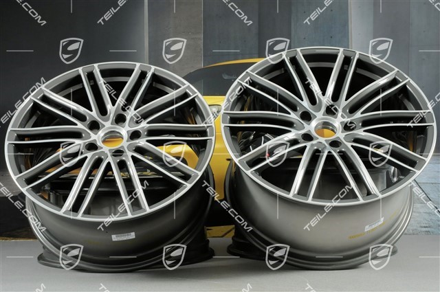 21-inch wheel rim set Turbo IV, 9,5J x 21 ET71 + 11,5J x 21 ET69