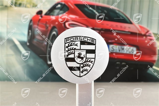 Center cap, Porsche crest