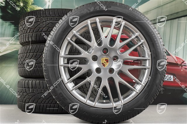20-inch RS Spyder winter wheel set, wheel rims 9J x 20 ET 57 + Dunlop SP Winter Sport 3D tyres 275/45 R20, with TPMS