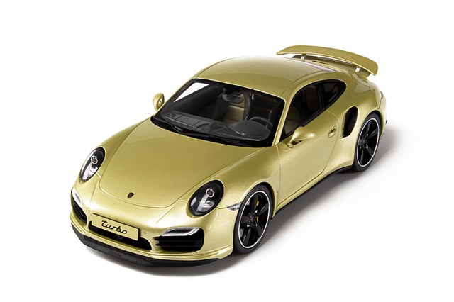 TEILE.COM | GT Spirit - Porsche 911 991 Turbo, gold - 1:18