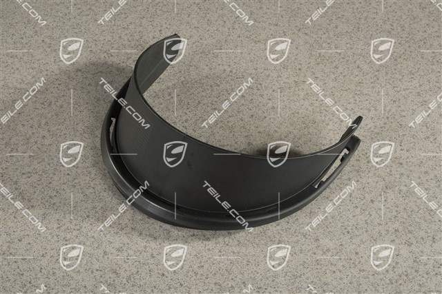 Tail pipe cover trim, Black matte, GTS 4.0, R